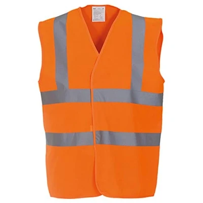 Image of Yoko Unisex Premium Hi Vis Waistcoat Vest / Jacket (2XL) (Hi Orange)