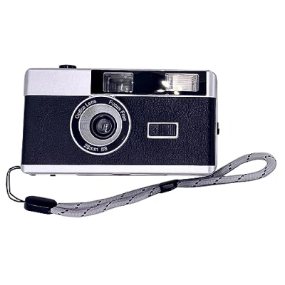 Image of SAKEIOU 35mm Film Camera Retro Style Camera, Focus Free, Reusable, Built in Flash, Easy to Use for Photography Enthusiasts