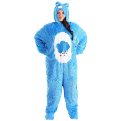 Image of Care Bears Adult Plus Size Classic Grumpy Bear Fancy Dress Costume 3X