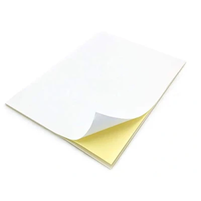 Image of 40 Sheets of Quality A4 White Matte Self Adhesive/Sticky Back Label Printing Paper Sheet