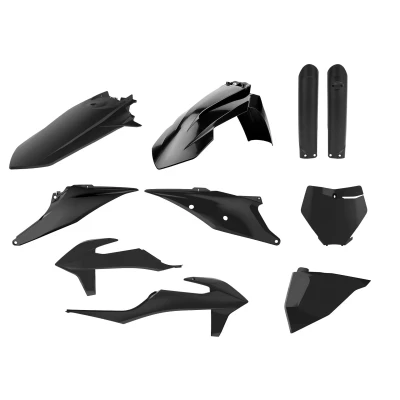 Image of Polisport KTM Plastic Kit SX SXF 2019 2022, Black Motocross4u