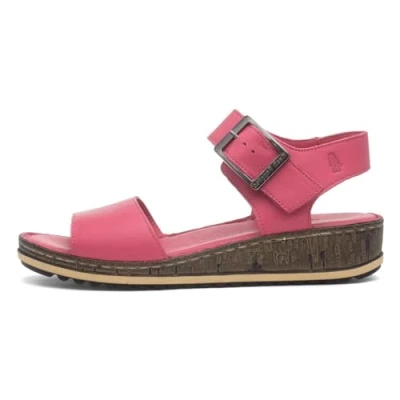 Image of Hush Puppies Women&#039;s Ellie Sandal Ladies Summer, Fuchsia, 3 UK
