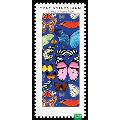 Image of Mary Katrantzou Butterflies Pack of 4 Sheets Tissue Paper