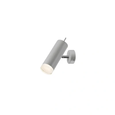 Image of Felix Adjustable Single Spotlight Silver, 1x E27