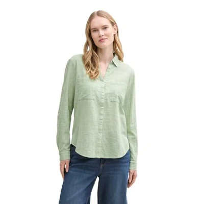 Image of TOM TAILOR Women&#039;s 1035247 Blouse, 37116 True Green, 10