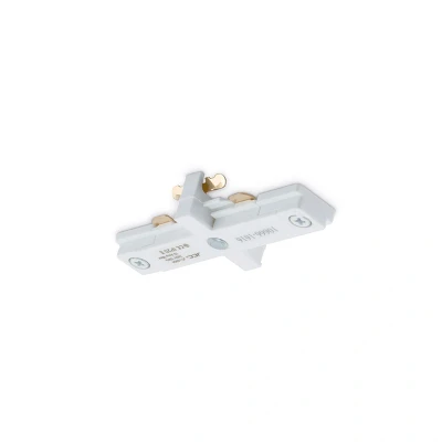 Image of Mainline Mains IP20 Straight Track Connector White JCC