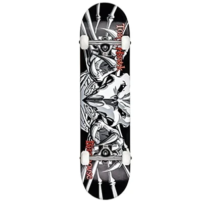 Image of Birdhouse Stage 1 Falcon III Factory Complete Skateboard Black 7.75&quot;
