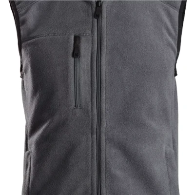 Image of Snickers AllroundWork Polartec® Fleece Vest Steel Grey/Black XXXL
