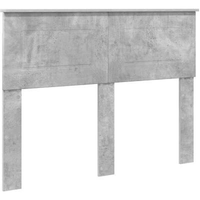 Image of vidaXL Headboard with Concrete Grey 120 cm Engineered wood
