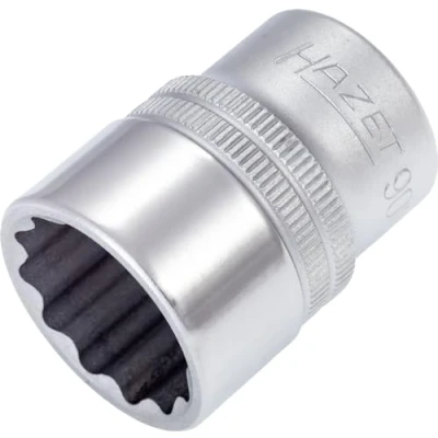 Image of 530049, ASE46805000000 Socket HAZET 900Z 21 DIN3124, ISO2725 1 Chrome Vanadium Steel Knurled