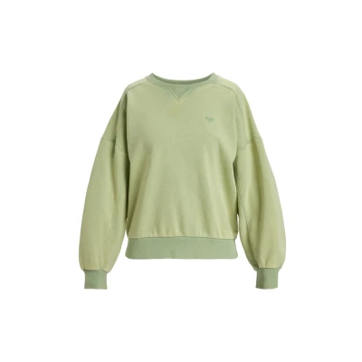 Image of Roxy HAZE LI MIT Rundhalsausschnitt Sweatshirt, Women&#039;s, Size: XL, Green