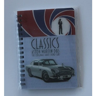 Image of FAITHFUL FRIENDS ASTON MARTIN DB5 JAMES BOND 3D Notebook AMAZING EFFECT