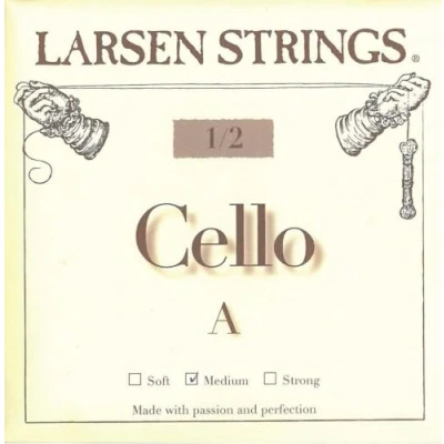Image of Larsen cello strings Original Fractional small sizes D 1/2 Medium