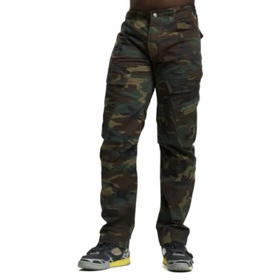 Image of Brandit Men&#039;s Adven Slim Fit Pants Slacks, Woodland, XL