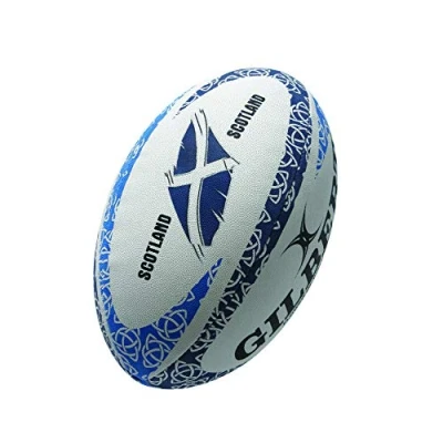 Image of GILBERT International Flower Of Scotland Mascot Rugby Ball, 5