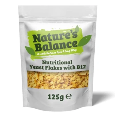 Image of Nature&#039;s Balance Nutritional Yeast Flakes with Vitamin B12 125g