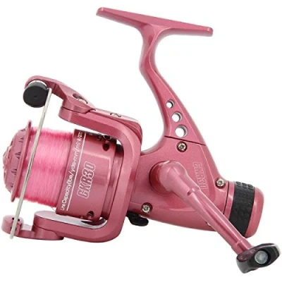 Image of NGT FRL Ckr30 Pink Line Coarse Fishing Reel With 8lb In Pink, Standard