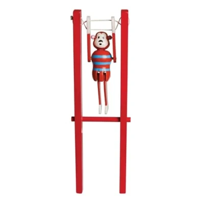 Image of Tobar 12461 Wooden Acrobatic Monkey, Mixed, 20 x 67 230 inches