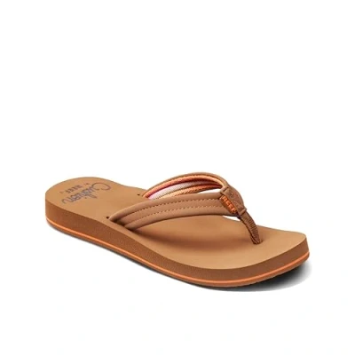Image of Reef Cushion Breeze Tbar sandals, Women&#039;s, Size: 10, Tan smoothie shoes