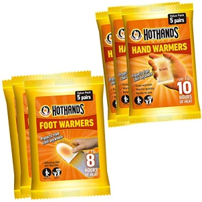 Image of Hot Hands Hand Warmers (15 Pairs) &amp; Foot