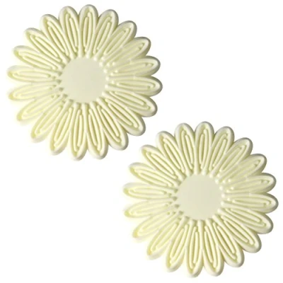 Image of PME 103FF052 JEM Medium Multi Petal Daisy Gerbera Cutters, Set of 2, White, 17 x 1 22 cm
