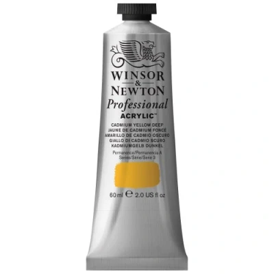 Image of Winsor &amp; Newton Professional Acrylic Colour, 60 ml Cad Yellow Deep