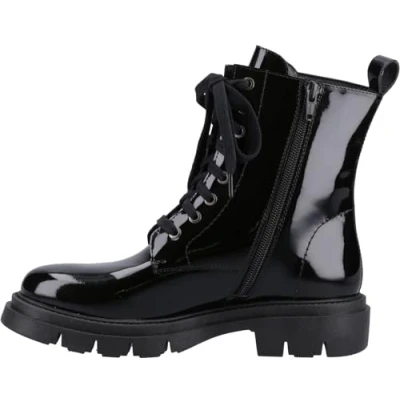 Image of Hush Puppies Women&#039;s Rhea Ankle Boots, Black, 7 UK
