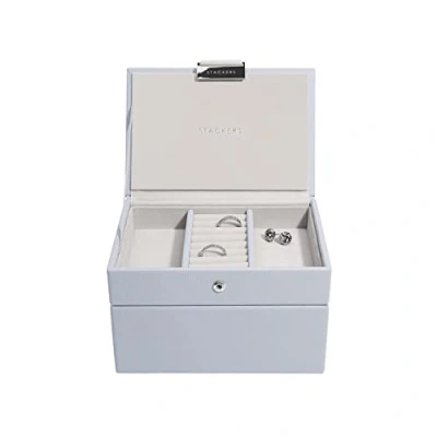 Image of Stackers Lavender Mini Jewellery Box Set of 2