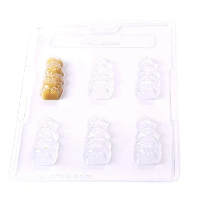 Image of Small Easter Bunny Chocolate Mould 6 Cavity