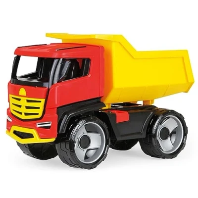 Image of Lena 02143 Sturdy Giant Dump Titan, Giga Trucks, Approx. 51 cm, Large Construction, site Toy Vehicle for Children from 3 Years, Stable, Distinctive