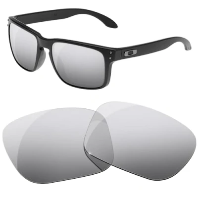 Image of HiCycle2 Polarized Replacement Lenses for Oakley Holbrook Xl Sunglass Multi Options (Silver)