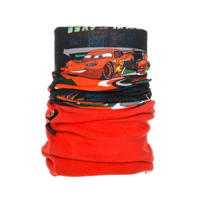 Image of Buff Childrens Unisex The Cars 58000 children&#039;s multifunctional microfiber tubular with fleece lining Red One Size
