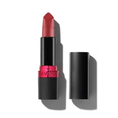 Image of Avon Ultra Matte Lipstick Coral Fever with Vitamin E, Avocado Oil and Sesame for Comfortable Coverage that Won&#039;t Cake, Crack or Dry, Cruelty Free