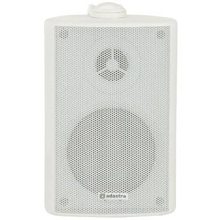 Image of AVS6 5.25&quot; WHITE 90W 100V WEATHERPROOF IP54 SPEAKER INDOOR/OUTDOOR ABS WALL MOUNTING AUDIO 100Hz 20kHz