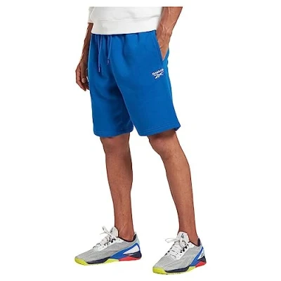 Image of Reebok Men&#039;s Identity Fleece Shorts Vector Blue/White XS