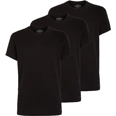 Image of Calvin Klein Underwear Classics CREW NECK 3 PACK Undershirt, Men&#039;s, Size: XL, Black