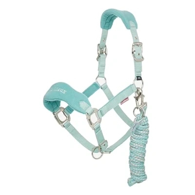 Image of LeMieux Vogue Headcollar &amp; Leadrope (Lagoon, Pony)