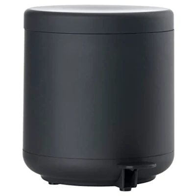 Image of Zone Denmark Ume pedal bin, black, 4 litres