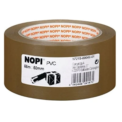 Image of NOPI Pack/Packer Embossed PVC, Brown, 57215 00000 01, 66 m x 50 mm