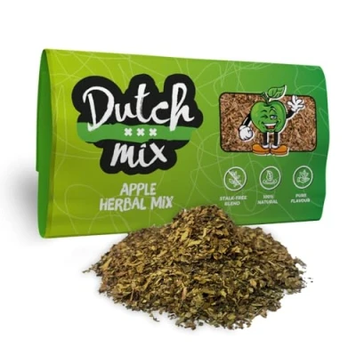 Image of Dutch Mix Apple Stalk free &amp; Natural 50g Quality Herbal Amsterdam as used in Coffee Shops