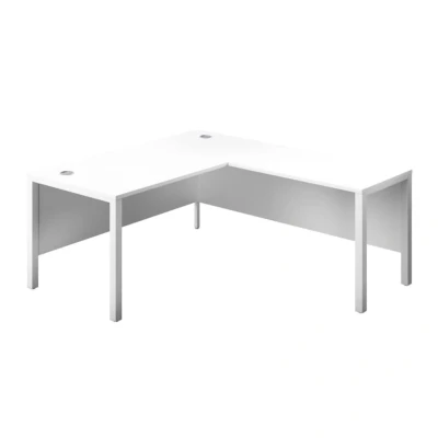 Image of 1800X800 Goal Post Right Hand Return Desk White