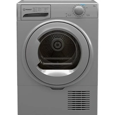 Image of Indesit 8kg Freestanding Condenser Tumble Dryer Silver