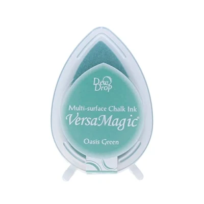 Image of Tsukineko Versamagic Dew Drop Ink Pad Oasis Green