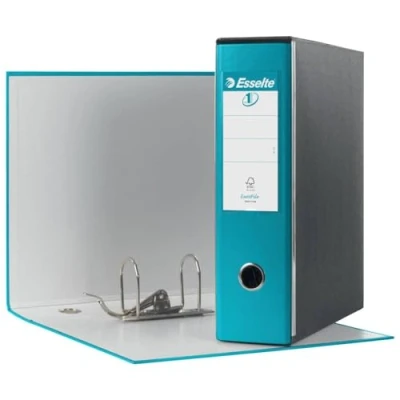 Image of Esselte Eurofile Binder with Lever Mechanism and case Dorso 8 cm Turquoise