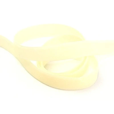 Image of Berisfords Velvet Ribbon Mini roll 9564 Eggshell 22mm per 5 metre