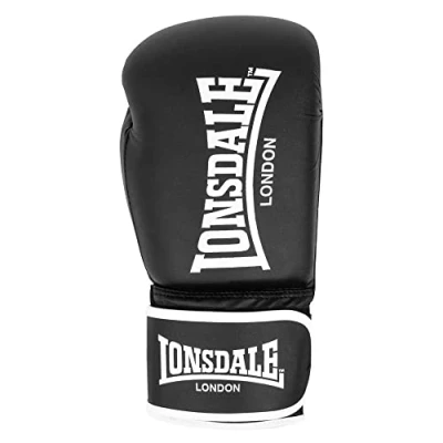 Image of Lonsdale Unisex Adult ASHDON Equipment, Black/White, 10 oz