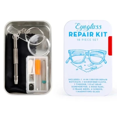 Image of Eyeglass Repair Kit Gift in a Tin Mini Cracker Filler