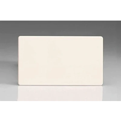 Image of Varilight Primed Ready to Paint Flat Plate Screwless Double Blank