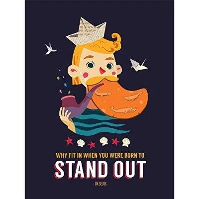 Image of Wee Blue Coo Sailor Boy Stand Out Unframed Wall Art Print Poster Home Decor Premium
