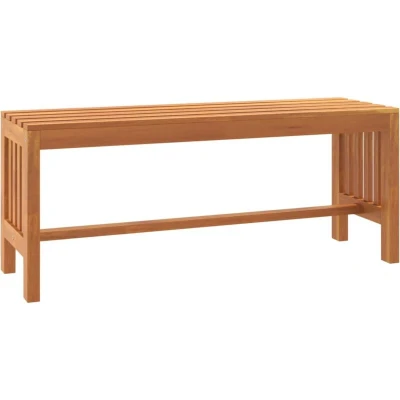 Image of vidaXL Garden Bench 110 cm Solid Wood Eucalyptus